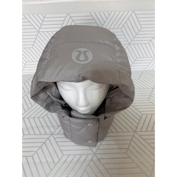 Lululemon Gray Replacement Wunder Puff Jacket Vest Hood Only - Picture 1 of 10